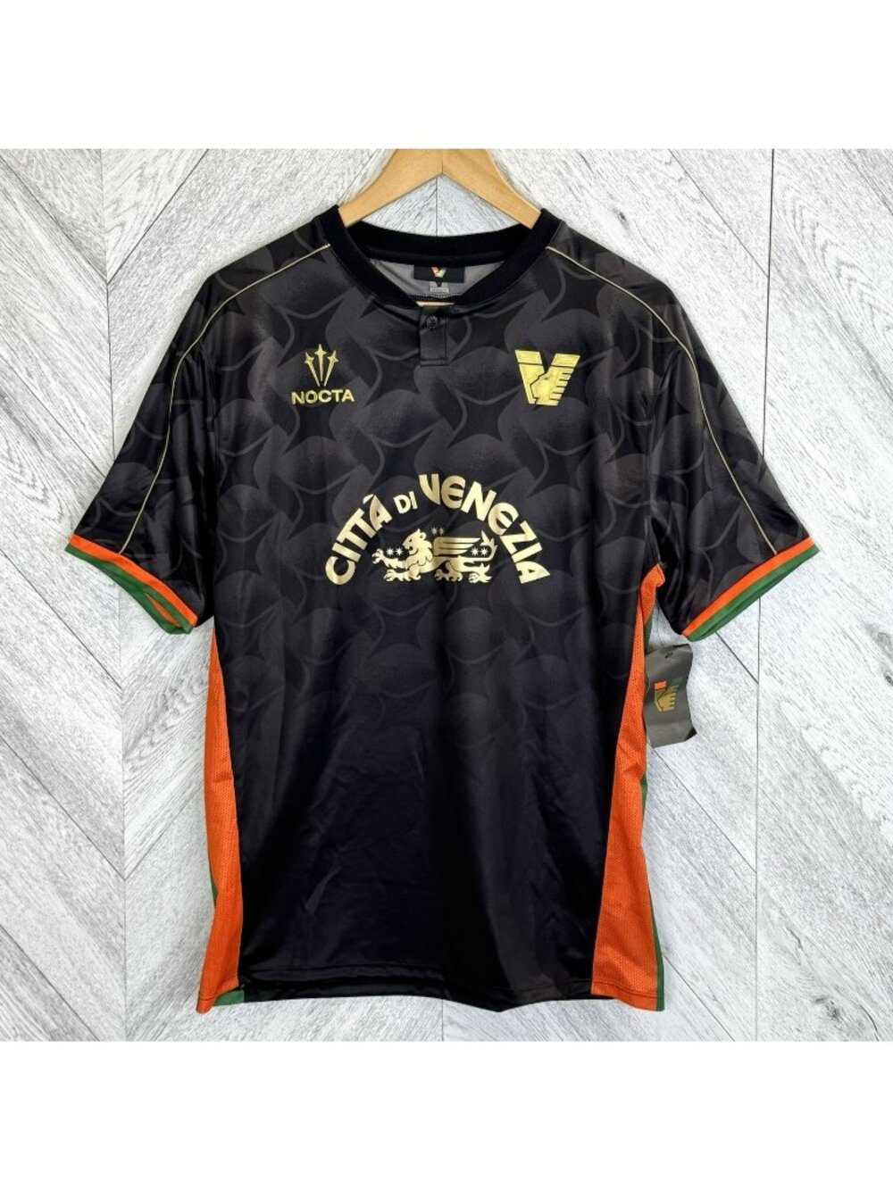 Venezia FC NOCTA Jersey Mens Medium Black Home Jersey Soccer Football Shirt NWT